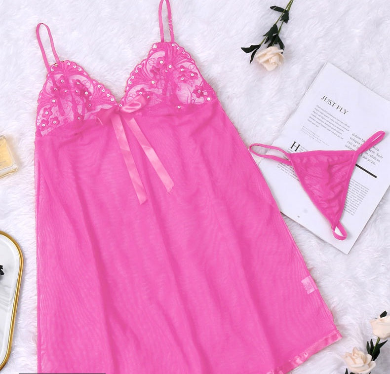 Robe transparente
