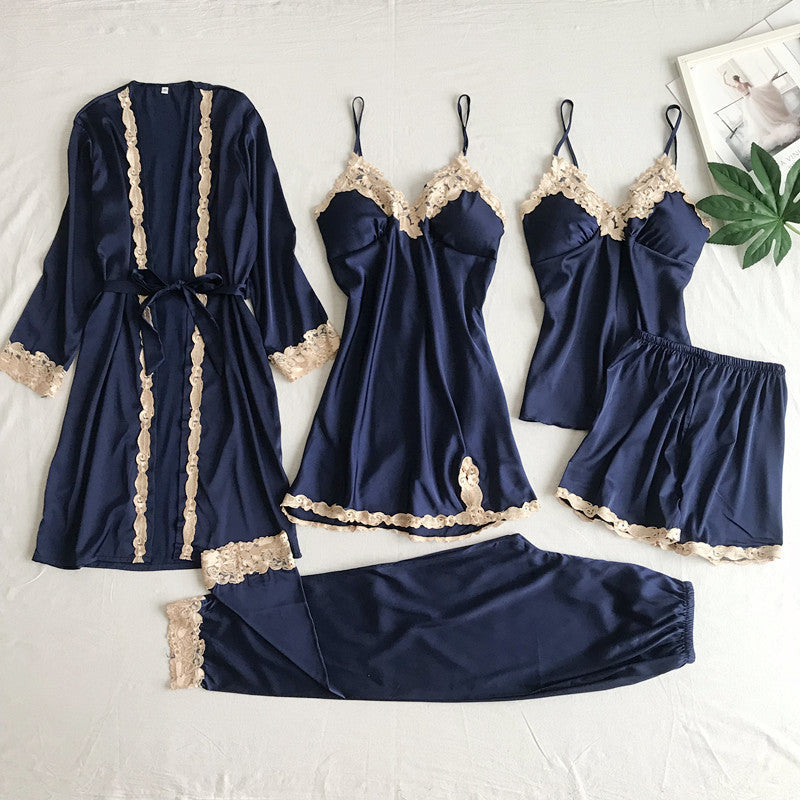 5pcs satin set