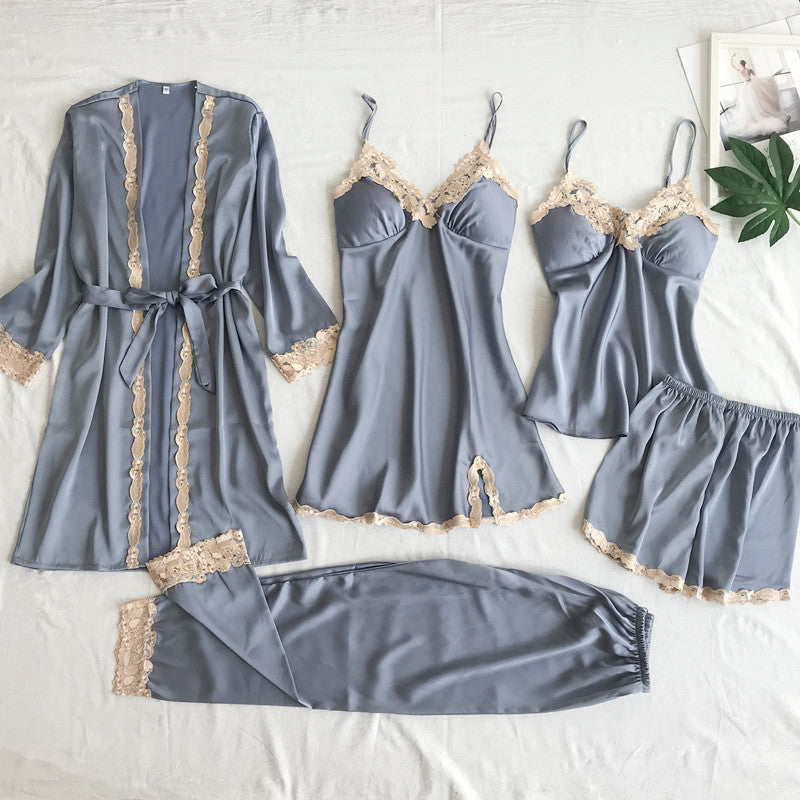 5pcs satin set