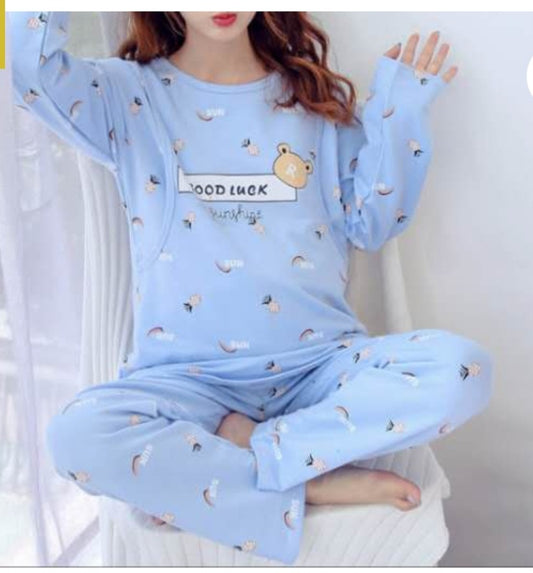 Nursing Long Sleeves Cotton