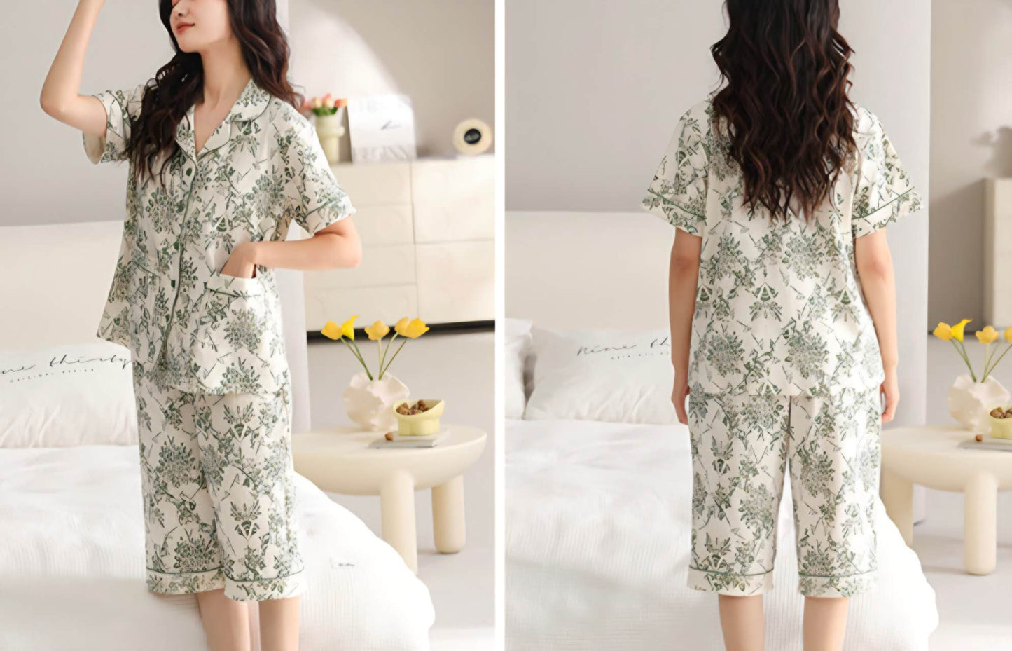 Capri Buttoned Pyjamas