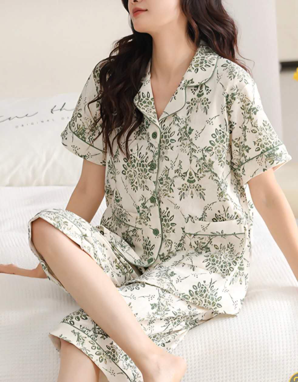 Capri Buttoned Pyjamas