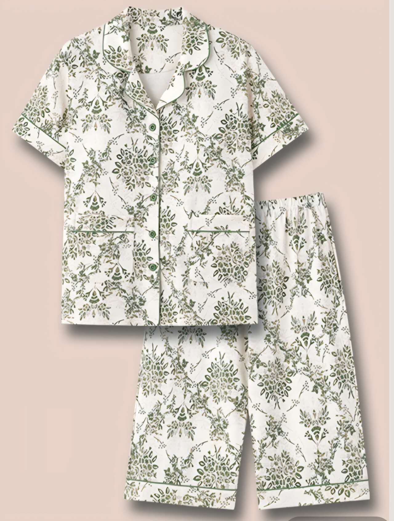 Capri Buttoned Pyjamas