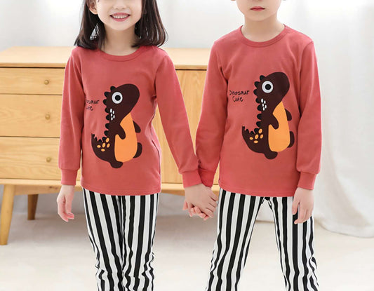 Kids Cute Dinosaur Pyjamas