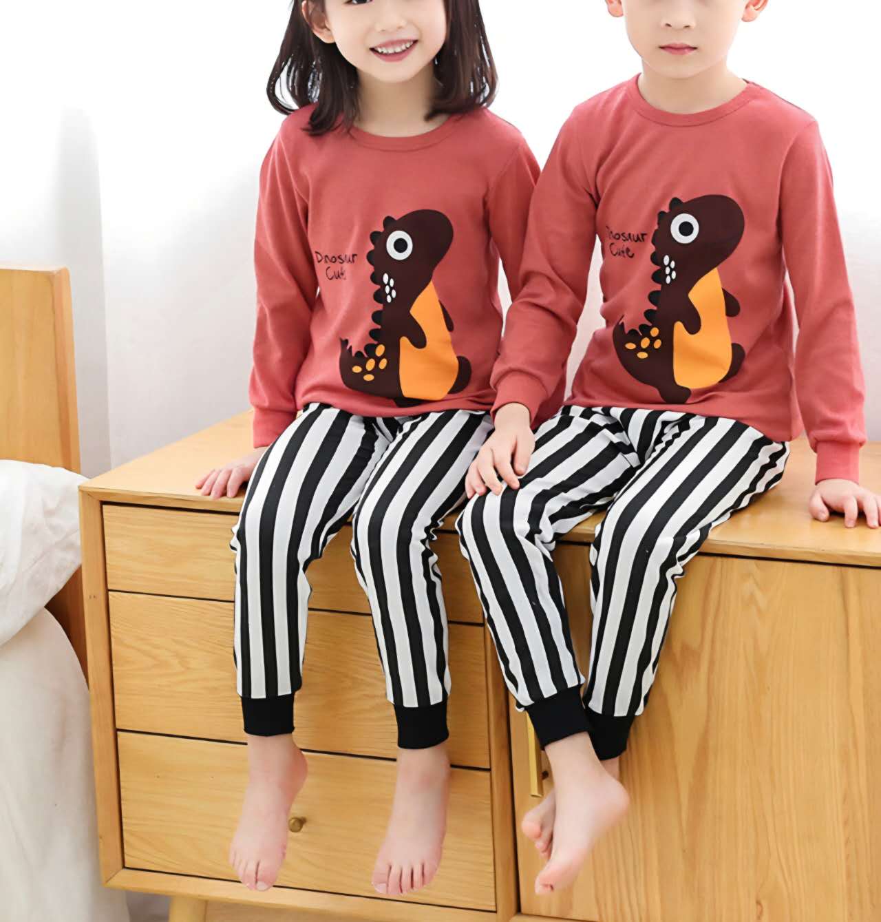 Kids Cute Dinosaur Pyjamas