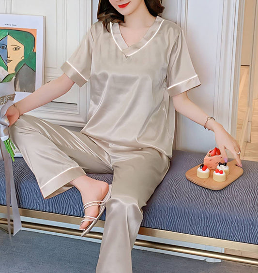 Simple Satin Pyjamas