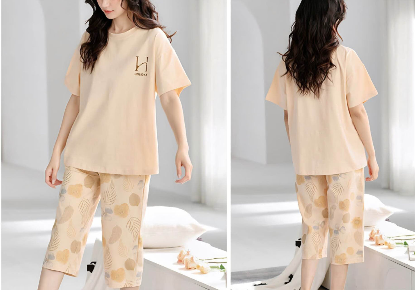 Holiday Capri Cotton Pyjamas