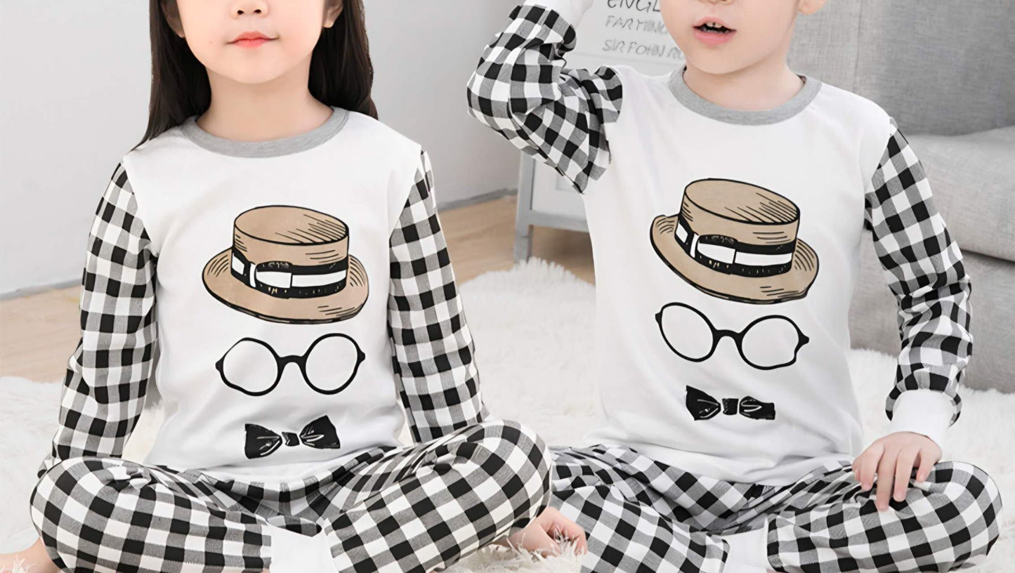 Kids Hat and Bow Pyjamas