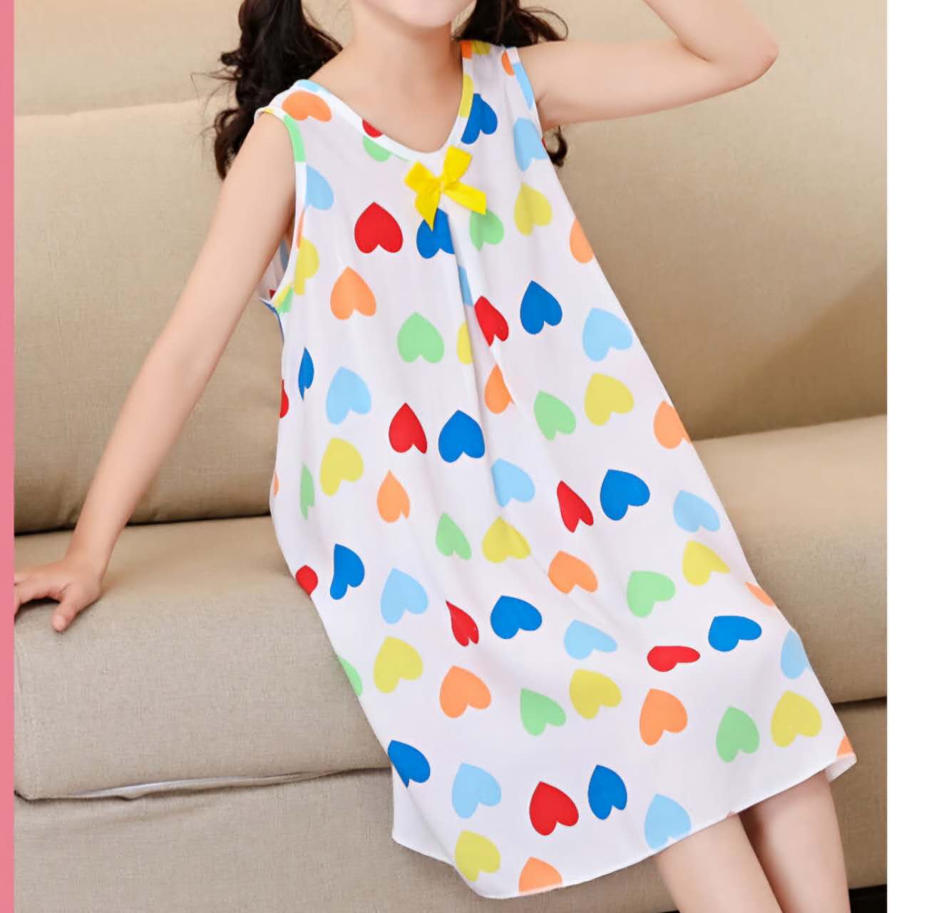 Kids Sleeveless Nightdress