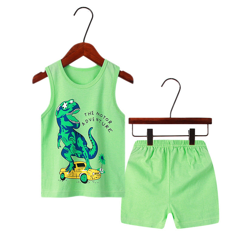 Kids Sleeveless Vest with shorts