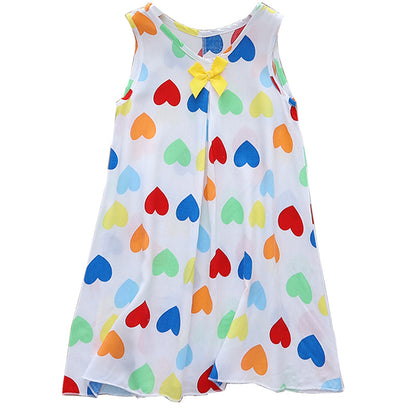 Kids Sleeveless Cotton Nightdress