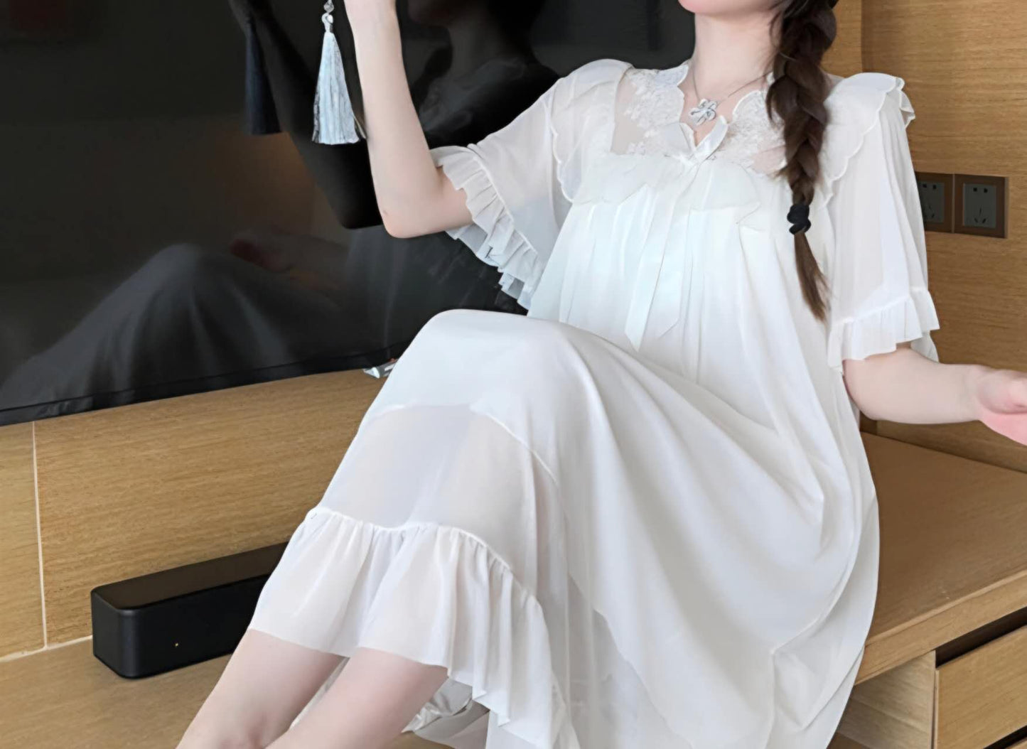 Chemise de nuit style princesse