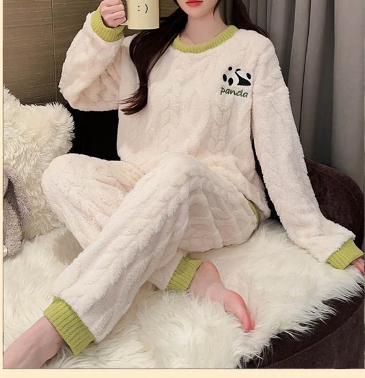 Panda Velvet Pyjamas