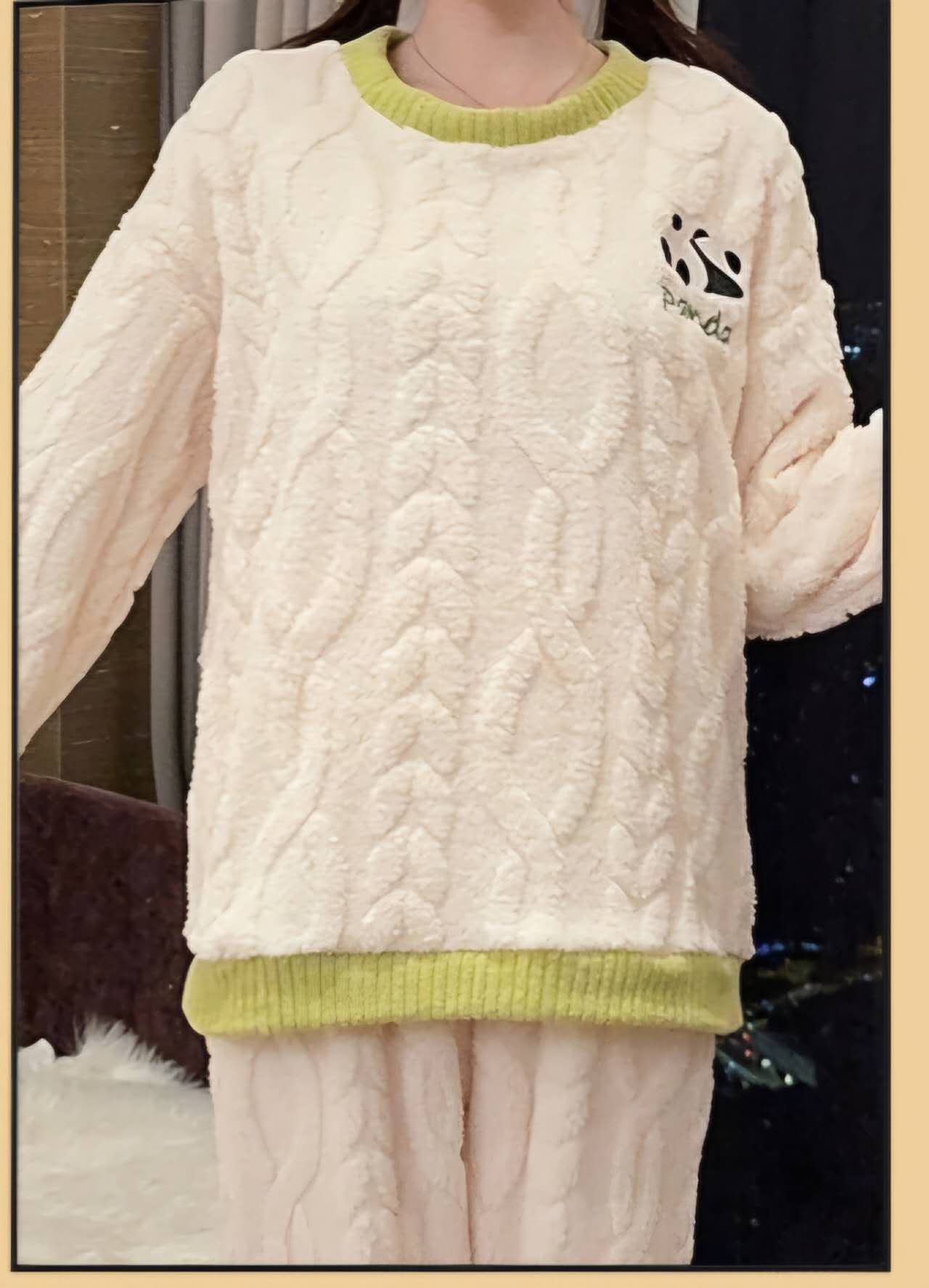 Panda Velvet Pyjamas