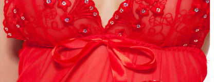 Sheer gown
