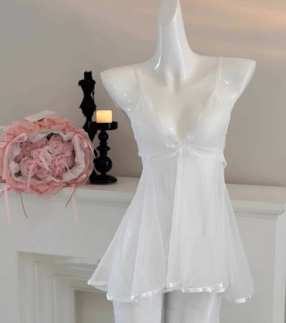 Sheer gown