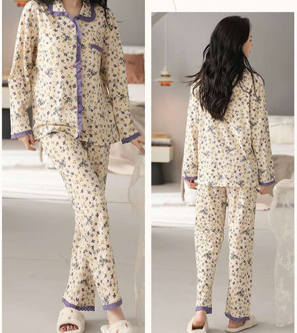 Crinkled Cotton Pyjamas