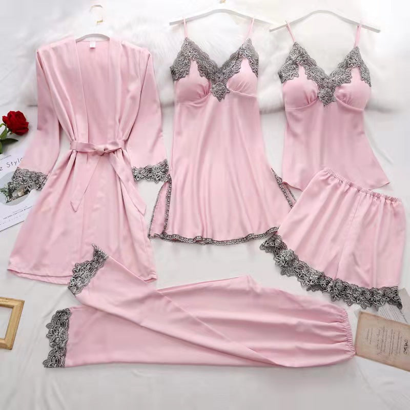 5pcs satin set