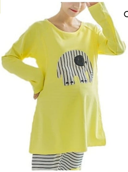 Nursing Long Sleeves Cotton